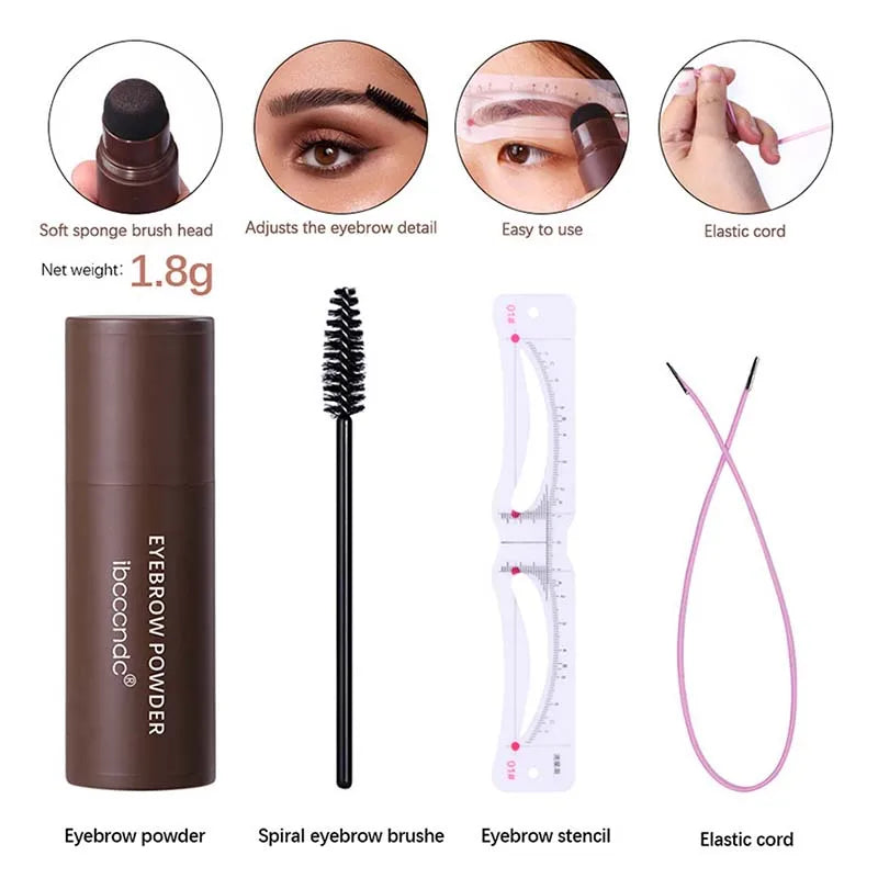 Powder stamp and brushes