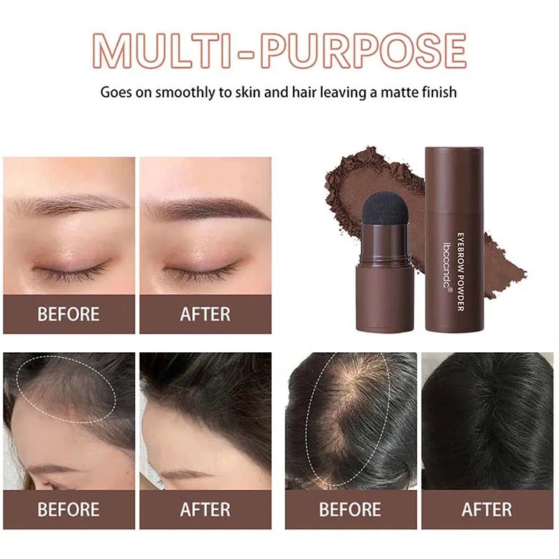 Supplier demonstration of the eyebrow powder