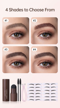 MyBrowShape™ — Eyebrow Stamp Stencil + FREE Gift: Eyebrow Stamp