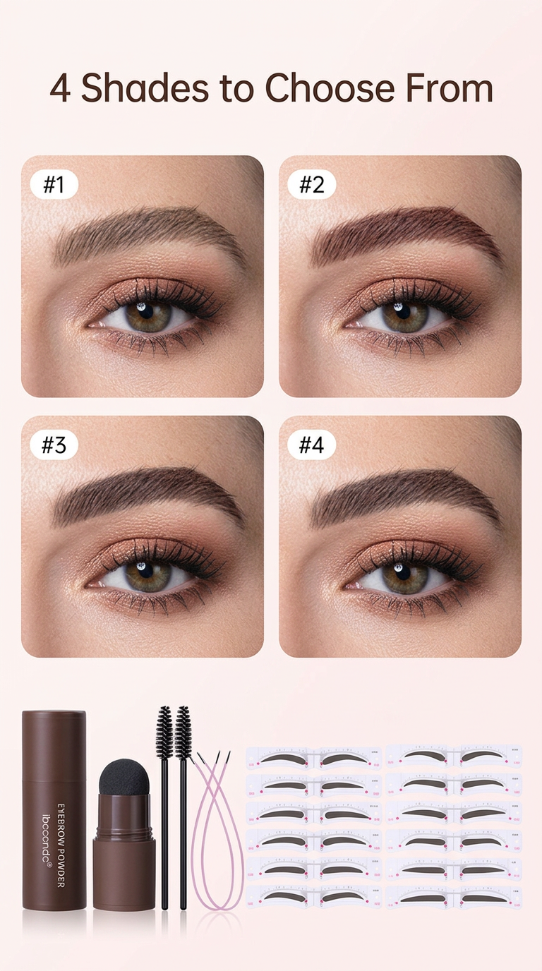 MyBrowShape™ — Eyebrow Stamp Stencil + FREE Gift: Eyebrow Stamp