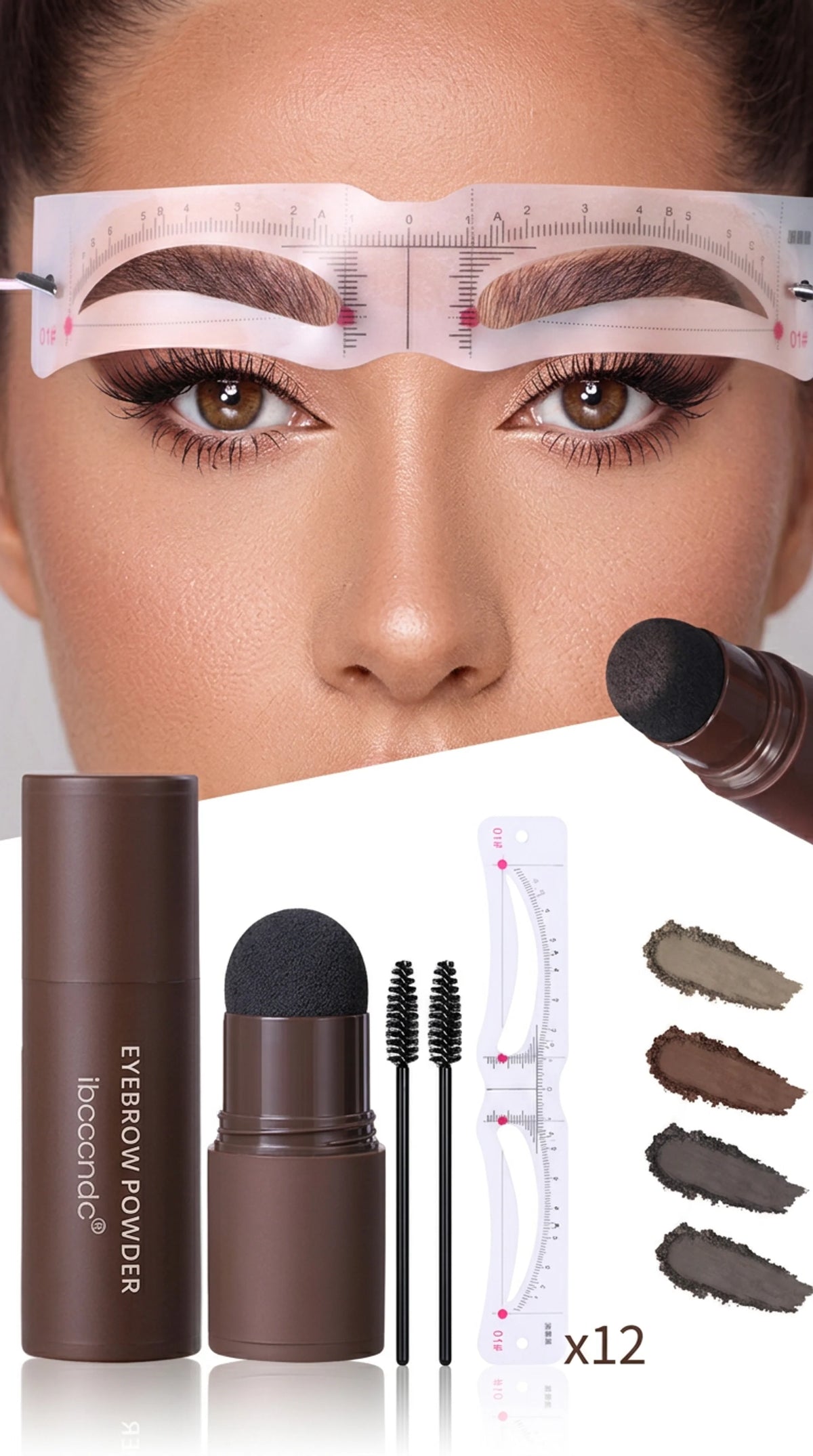 MyBrowShape™ — Eyebrow Stamp Stencil + FREE Gift: Eyebrow Stamp
